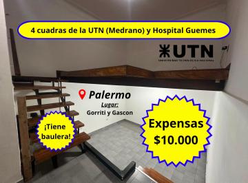 PH de 2 ambientes, Palermo · (Palermo) - ¡Expensas $10.000! - PH Tipo Loft - Dueño Directo - 4 Cuadras de Utn