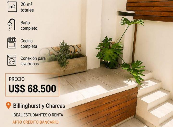 Departamento · 23m² · 1 Ambiente