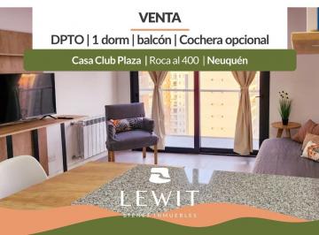 Departamento · 50m² · 2 Ambientes · Venta Departamento Apto Crédito | 1 Dormitorio | Balcón | Cochera Opcional | Casa Club Plaza | Nqn