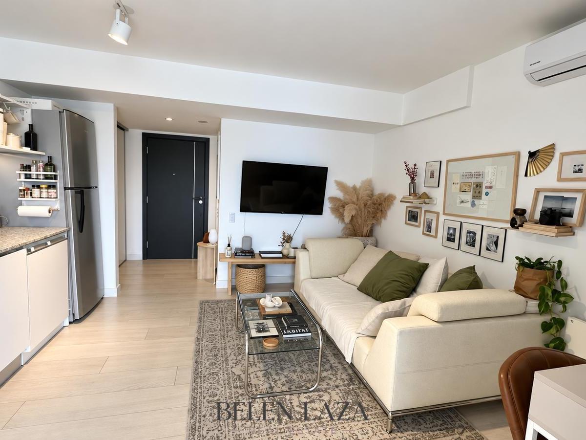 Depto 1 amb y medio, 35m² con cochera — La Perla