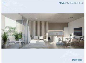 Departamento · 33m² · 1 Ambiente · Monoambiente con Balcón en Pozo
