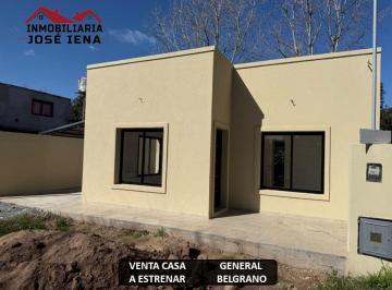 Casa de 4 ambientes, General Belgrano · Casa 2 Dorm. a Estrenar! Calle 121 E/ 60 y 62 – General Belgrano. Zona Cercana a Barrio
