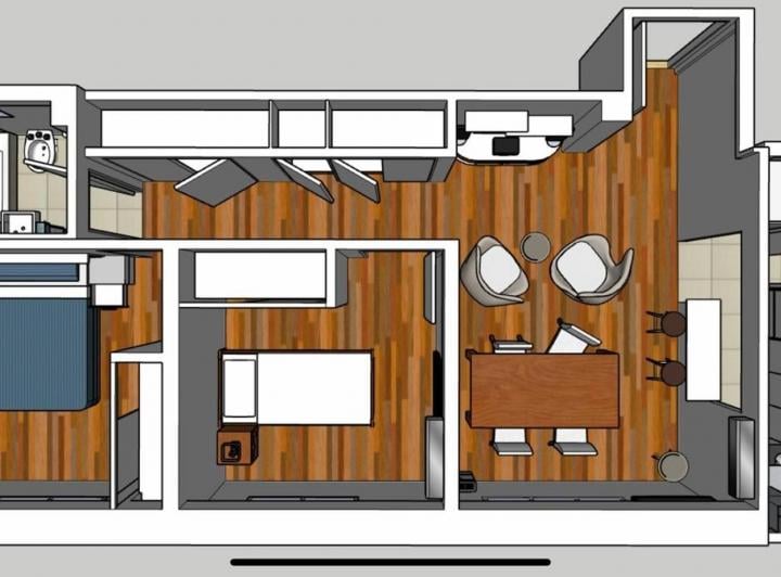 Departamento · 48m² · 3 Ambientes
