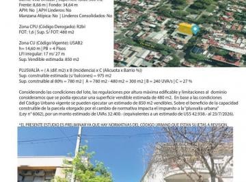 Terreno · 300m² · Terreno en Villa Ortuzar
