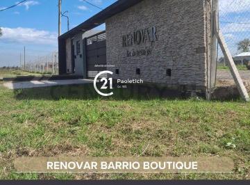 Terreno · 510m² · Lote en Venta en La Plata, Renovar Barrio Boutique