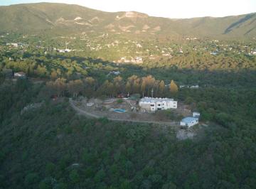 Vista aérea del Peñón · Complejo Turístico 9 Ha con Río Propio en Punilla