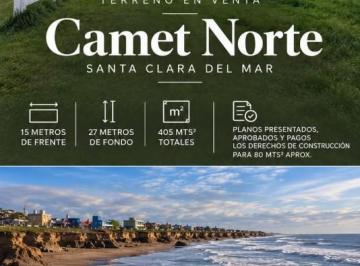 Terreno · 405m² · Lote en Camet Norte