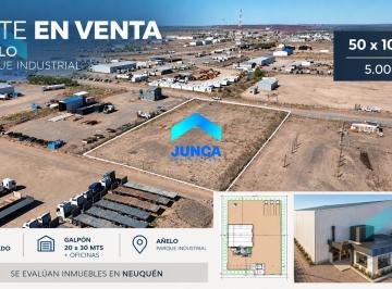 Terreno · 5000m² · Terreno Añelo con Plano Aprobado Galpón y Oficina