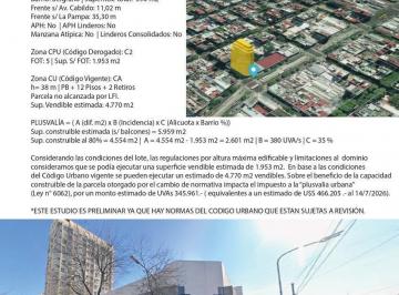 Terreno · 390m² · Terreno en Belgrano