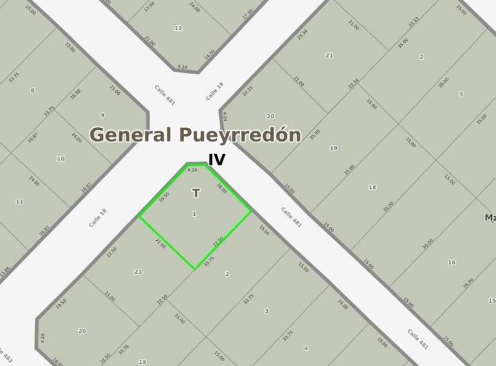 Terreno · 468m²