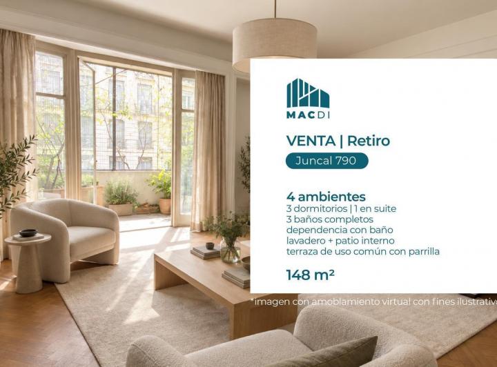 Departamento · 148m² · 4 Ambientes