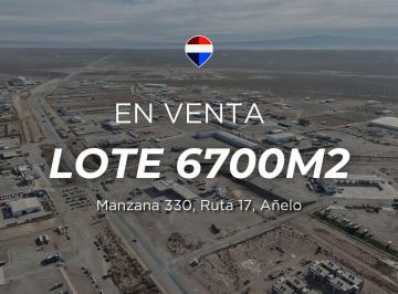 Terreno · 6700m² · Lote 6700 m² en Venta en Añelo Apto Desarrollo