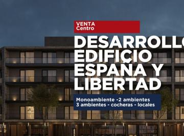 Departamento · 32m² · 1 Ambiente · 3 Cocheras · Monoambiente "España y Libertad" de Pozo, Centro