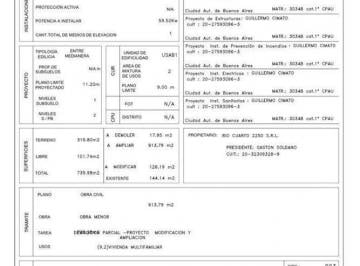 Terreno · 319m² · Venta Terreno o Lote de 9,5 X 33,30 m² en Barracas