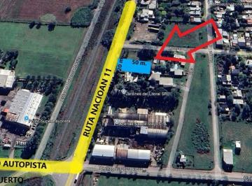 Terreno · 1000m² · Se Vende Lote Sobre Ruta 11 a m de Acceso Aut