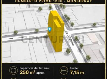 Terreno · 2290m² · Venta Lote en Monserrat - Oportunidad - 2.300 m Aprox Totales