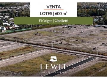 Terreno · 600m² · Venta Lote Barrio Cerrado El Origen Cipolletti | Rio Negro