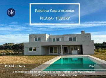 Casa de 5 ambientes, Pilar · Venta Fabulosa Casa a Estrenar 5 Ambientes Piscina Tilbury - Pilará Financiación Disponible