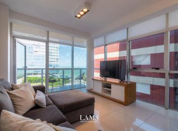 Departamento · 72m² · 3 Ambientes · 1 Cochera · Alquiler Temporario 26/27 - Depto 3 Ambientes con Cochera Vista Parcial Al Mar - Playa Chica