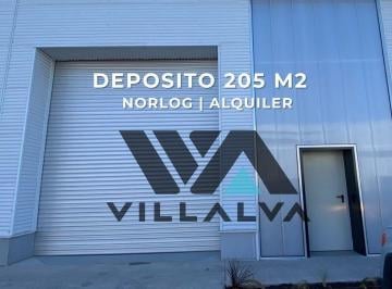 Bodega-Galpón · 205m² · 1 Ambiente · Depósito en Alquiler – 205 m² – Arbox | Norlog