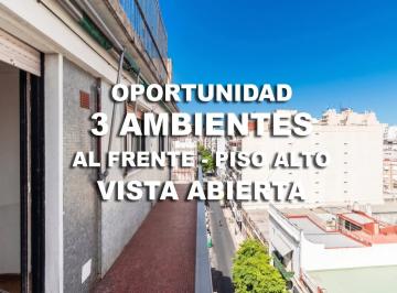 Departamento · 49m² · 3 Ambientes · Departamento 3 Ambientes Luminoso con Balcón en Balvanera | Piso Alto + Vista Abierta
