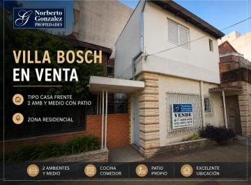 Departamento · 46m² · 2 Ambientes · Departamento de 2 Ambientes Tipo Casa en Venta en Villa Bosch F: 11248