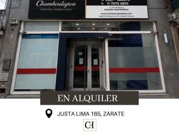 Local comercial , Zárate · Alquiler Local Comercial en Justa Lima 165 Zárate