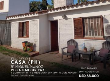 PH · 50m² · 3 Ambientes · 1 Cochera · Venta Casa PH en Complejo Céntrico en Miguel Muñoz - Villa Carlos Paz