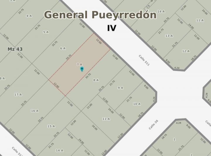 Terreno · 405m²