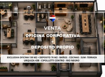 Oficina comercial · 200m² · Venta Oficina + Deposito - en Pozo - Cipolletti