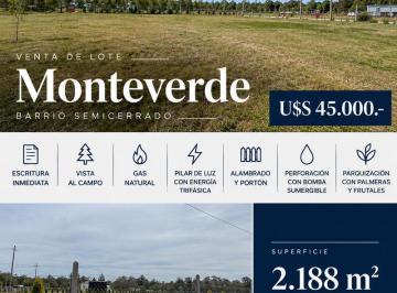 Terreno · 2188m² · Terreno en Monteverde