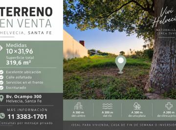 Terreno , Helvecia · Terreno en Venta en Helvecia – Excelente Ubicación Sobre Bv. Ocampo
