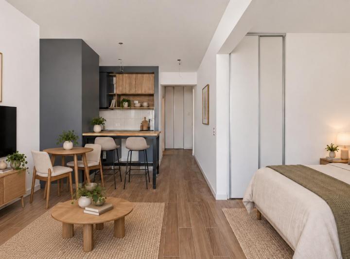 Departamento · 33m² · 1 Ambiente