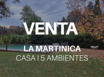 Casa · 261m² · 5 Ambientes · 2 Cocheras · Venta Casa La Martinica Pilar