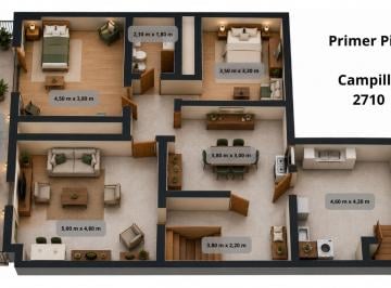 Departamento · 140m² · 4 Ambientes · Venta PH Parque Chas 4 Amb Quincho Terraza Parrill