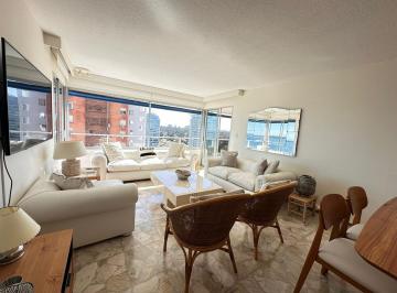 Departamento · 90m² · 4 Ambientes · 1 Cochera · Alquiler Temporal Playa Mansa, P 6, Primera Linea
