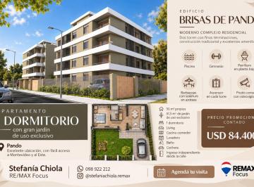 Departamento · 50m² · 2 Ambientes · 1 Cochera · Venta Apartamento 1 Dormitorio Gran Predio Pando