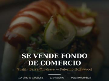 Fondo de comercio de 3 ambientes, Palermo · Fondo de Comercio — Restaurante de Cocina Japonesa (Sushi/omakase) en Palermo Hollywood