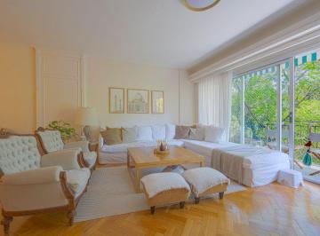 Departamento de 4 ambientes, Palermo · Piso Reciclado a Nuevo de 145 m² con Balcón y Vista Al Jardín Botánico – Premium