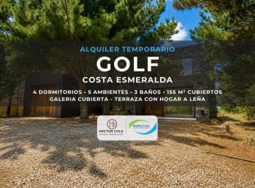 Casa · 230m² · 5 Ambientes · 1 Cochera · Alquiler Temporal Golf 197