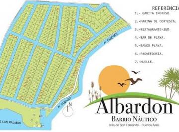 Terreno · 1157m² · Venta Lote de 1157 m² en Barrio Nautico Albardon