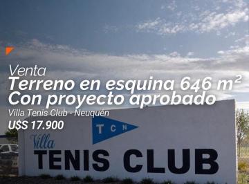 Terreno · 646m² · Venta Terreno - Tenis Club