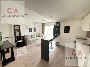 Departamento · 39m² · 1 Ambiente · 1 Cochera · Alquiler – Monoambiente con Balcón, Cochera y Amenities – Las Cañitas