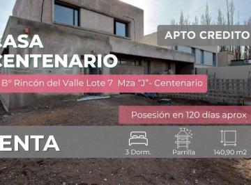 Casa · 140m² · 6 Ambientes · 2 Cocheras · Venta Duplex 3 Dorm. B° Rincon del Valle