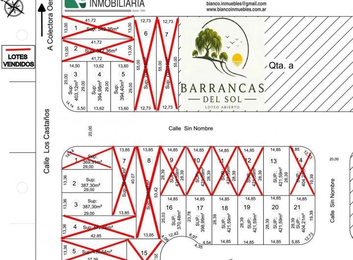Terreno · 421m²