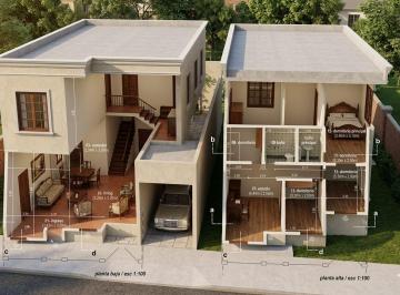 Casa · 193m² · 7 Ambientes · 2 Cocheras · Casa en Construcción 3 Dorm.