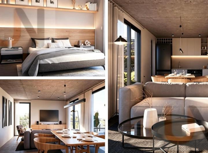 Departamento · 73m² · 2 Ambientes · 1 Cochera