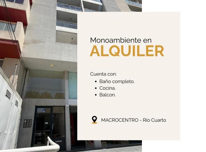 Departamento · 1m² · 1 Ambiente