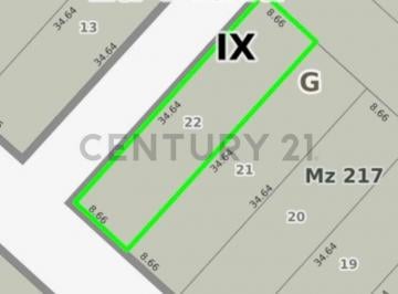 Terreno · 299m² · Terreno en Venta en Sicardi