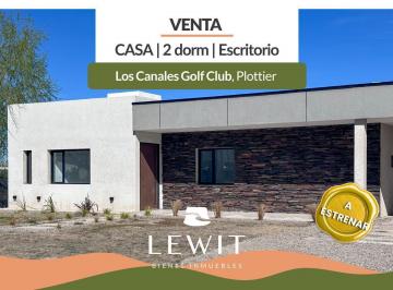 Casa · 1000m² · 4 Ambientes · 2 Cocheras · Venta Casa a Estrenar | 2 Dorm. | Escritorio | Los Canales Golf Club | Plottier